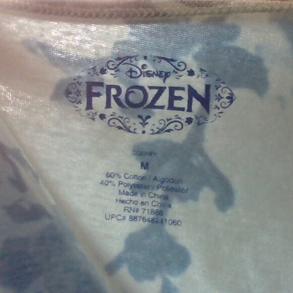 Brand New Women's Disney Frozen Elsa Long Sleeve Shirt Top - Picture 5 of 9